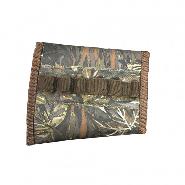 CANANA DE CULATA PARA CARTUCHOS EN CAMUFLAJE HOJAS