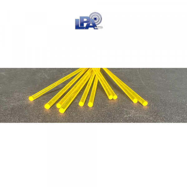 BARRAS DE FIBRA OPTICA AMARILLA