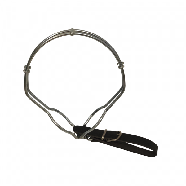 PORTACAZAS EN ACERO INOXIDABLE CON CORREA CUERO