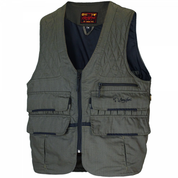 CHALECO DOBLE MORRAL CAQUI RIP STOP "IRON"