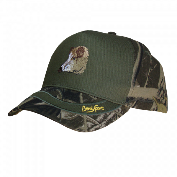 GORRA 5 PANELES BORDADO JABALI - Regulable