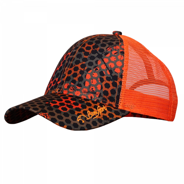 GORRA FOREST PRINT NARANJA MALLA - Regulable