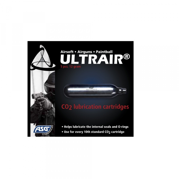 Capsula limpieza ASG Ultrair -Co2 12 g  pack 5 Uds