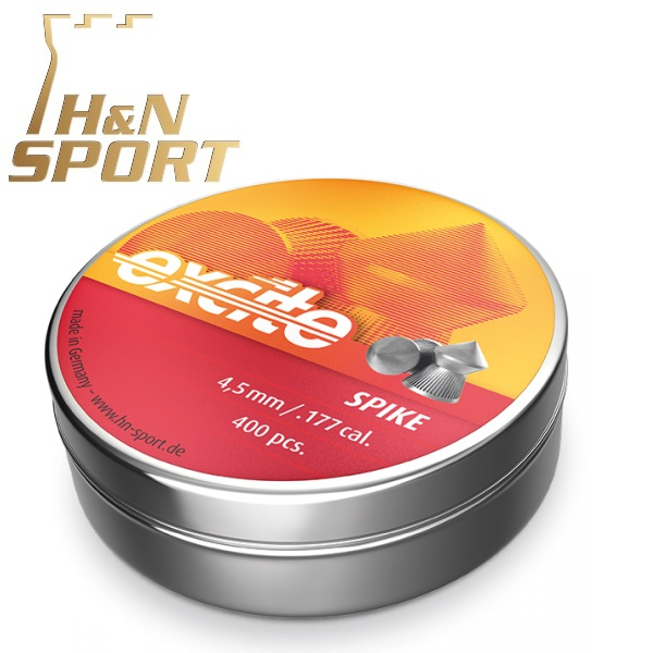Balines H&N Excite Spike cal. 4,50 mm. Lata 400 uds. de 0,56 g.