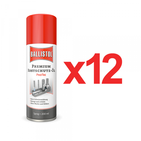 ProTec spray antioxidante 200 ml de Ballistol en caja de 12 uds.