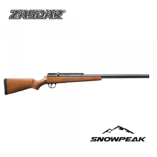Carabina PCP Snowpeak - Zasdar M30B. Regulador integrado y cal. 4,50 mm. Culata de madera.