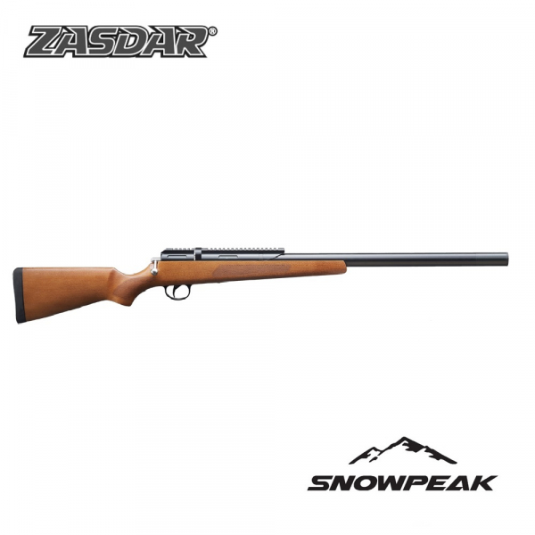 Carabina PCP Snowpeak - Zasdar M30B. Regulador integrado y cal. 6,35 mm. Culata de madera.
