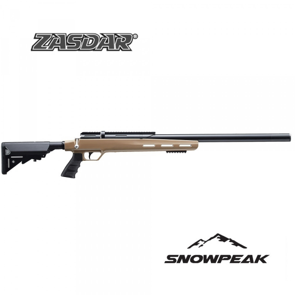 Carabina PCP Snowpeak - Zasdar M30C. Regulador integrado y cal. 5,50 mm. Culata sintética.