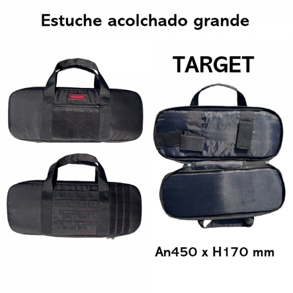 Funda / Estuche acolchado Zasdar. Grande An450 x H170 mm. TARGET.