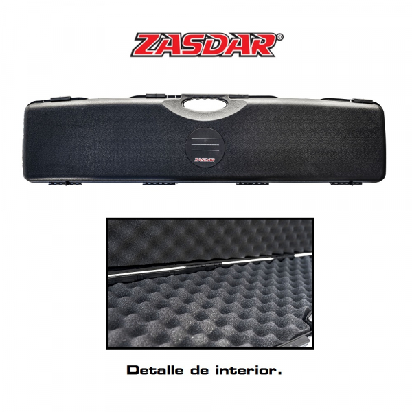 Maletin arma larga ZASDAR Mod. 1110 - 1100x240x70 mm - Negro